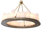 Candelabru Commodore ø 90 cm, finisaj alamă periată deschisă