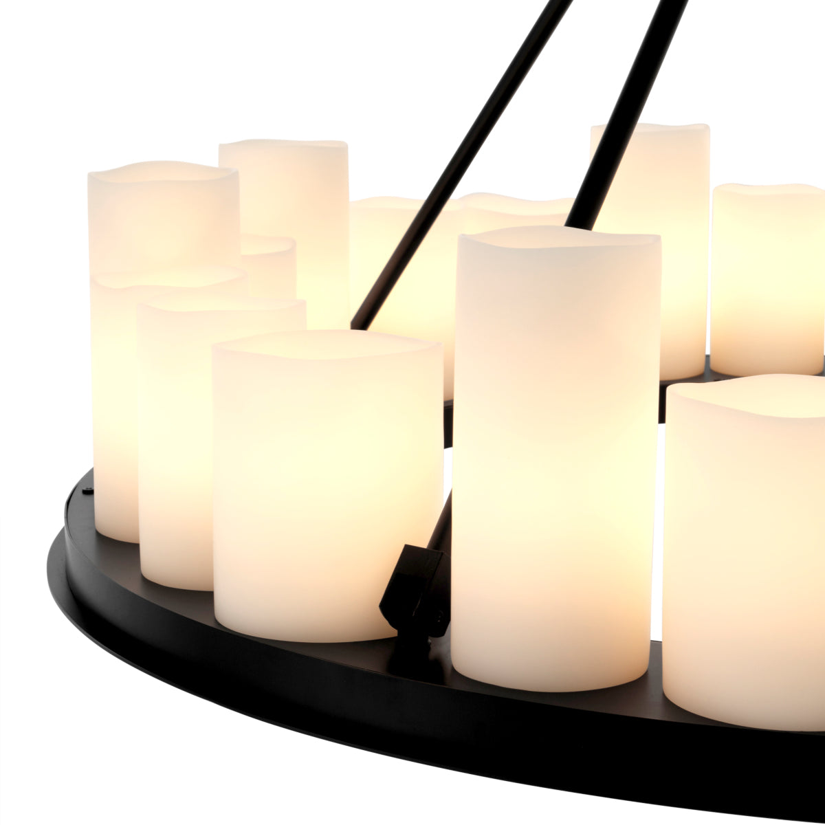 Candelabru Commodore ø 90 cm, finisaj negru