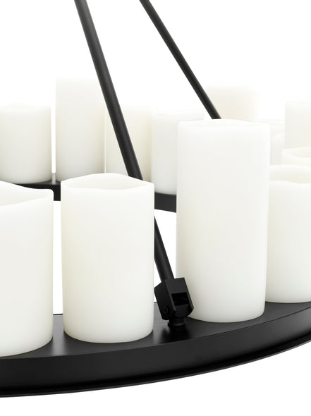 Candelabru Commodore ø 90 cm, finisaj negru