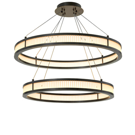 Candelabru Damien Double, finisaj bronz cu reflexe