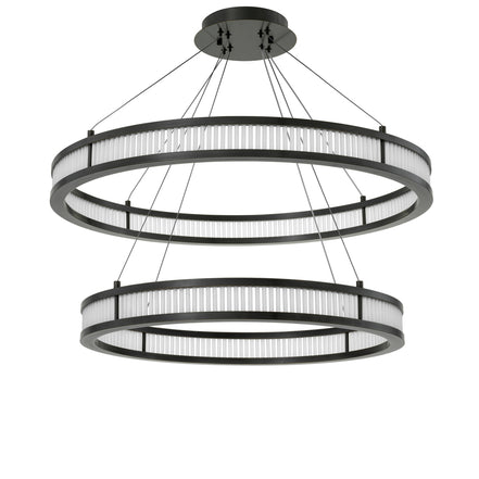 Candelabru Damien Double, finisaj bronz cu reflexe
