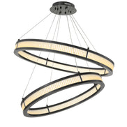 Candelabru Damien Double, finisaj bronz cu reflexe