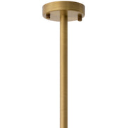 Candelabru Dino Double, finisaj alamă antichizată