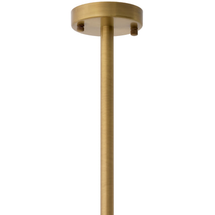 Candelabru Dino Double, finisaj alamă antichizată