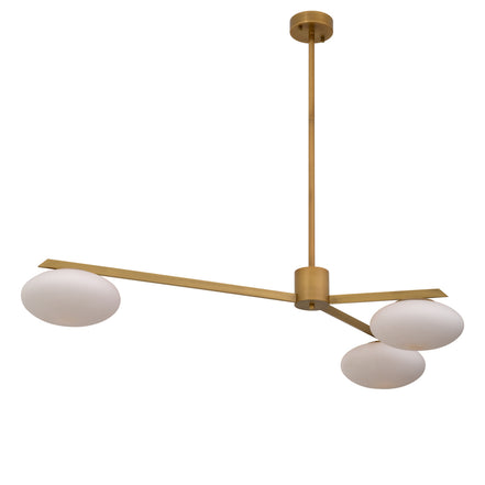 Candelabru Evergreen S, finisaj alamă antichizată