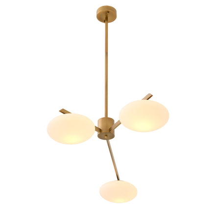 Candelabru Evergreen S, finisaj alamă antichizată