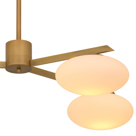 Candelabru Evergreen S, finisaj alamă antichizată