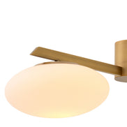 Candelabru Evergreen S, finisaj alamă antichizată