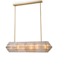 Candelabru Ferrucci, finisaj alamă antichizată