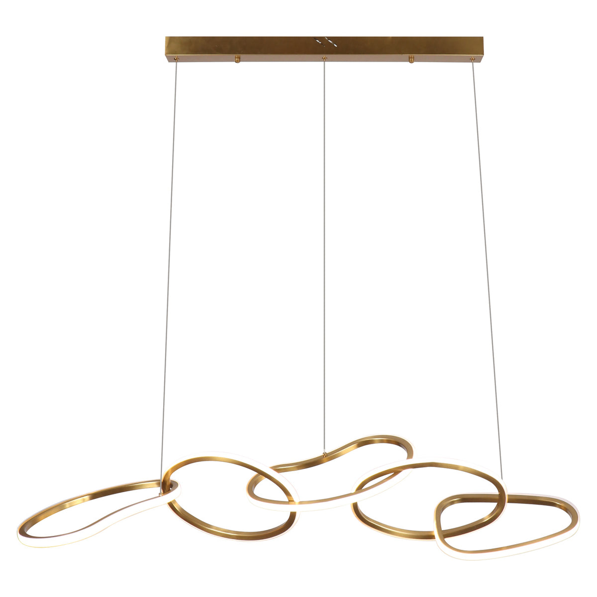 Candelabru Flyn, auriu periat