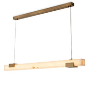 Candelabru Furore, finisaj alamă antichizată, alabastru