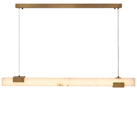 Candelabru Furore, finisaj alamă antichizată, alabastru
