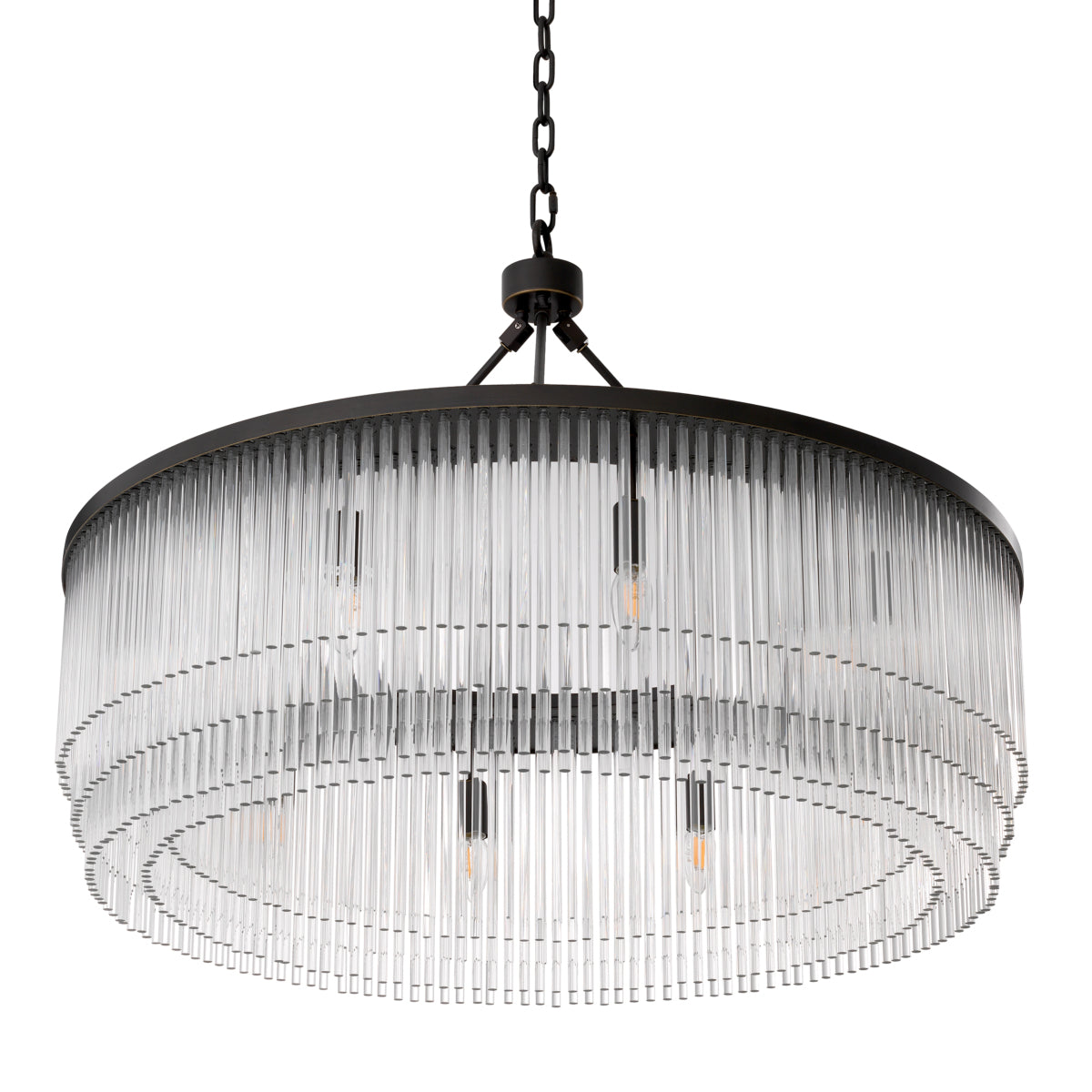 Candelabru Hector L, finisaj bronz cu reflexe