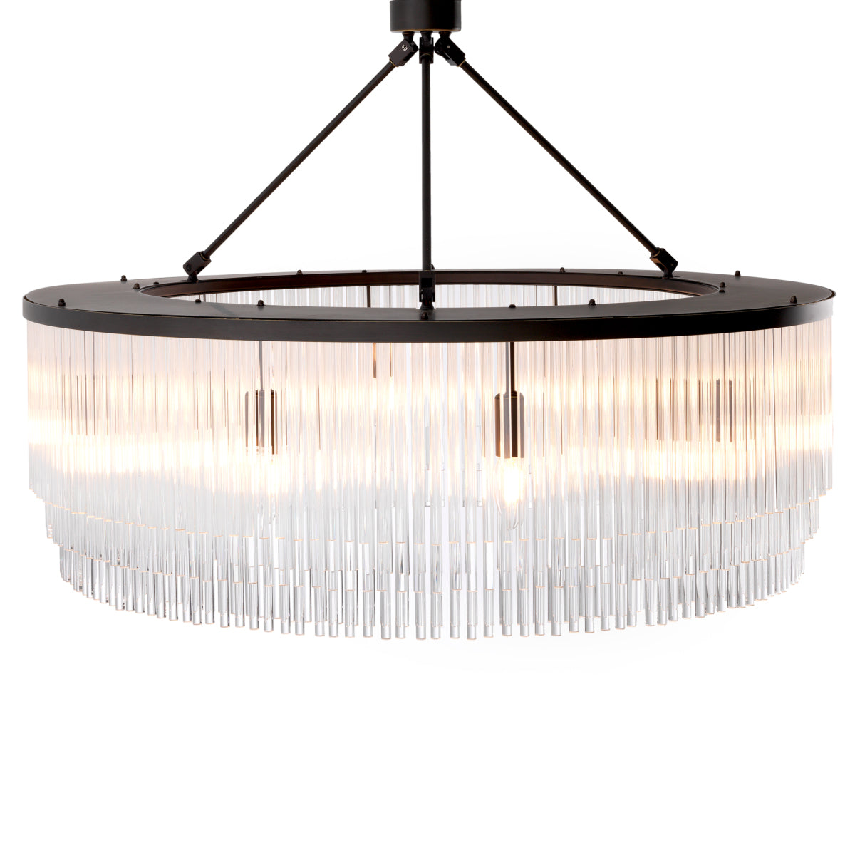 Candelabru Hector L, finisaj bronz cu reflexe