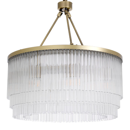 Candelabru Hector S, finisaj alamă periată deschisă