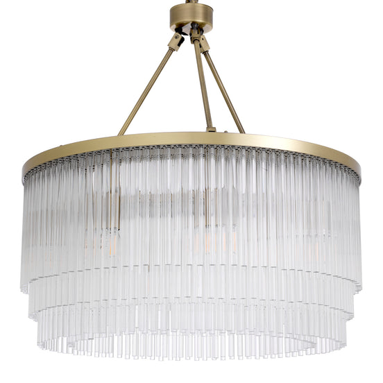 Candelabru Hector S, finisaj alamă periată deschisă