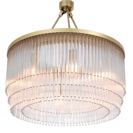 Candelabru Hector S, finisaj alamă periată deschisă