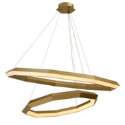 Candelabru Helvetia L, finisaj alamă antichizată