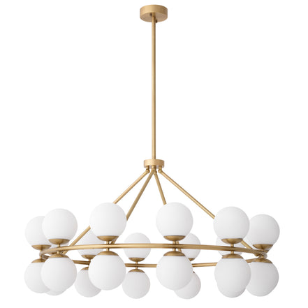 Candelabru Hutchinson, finisaj alamă antichizată
