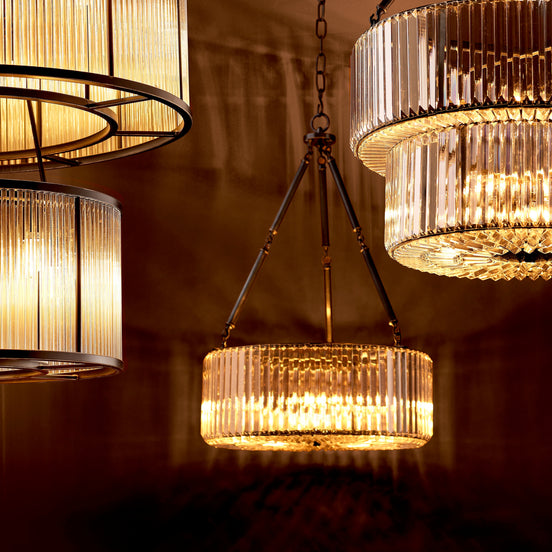 Candelabru Infinity, finisaj bronz cu reflexe