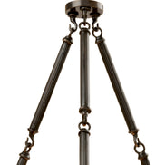 Candelabru Infinity, finisaj bronz cu reflexe