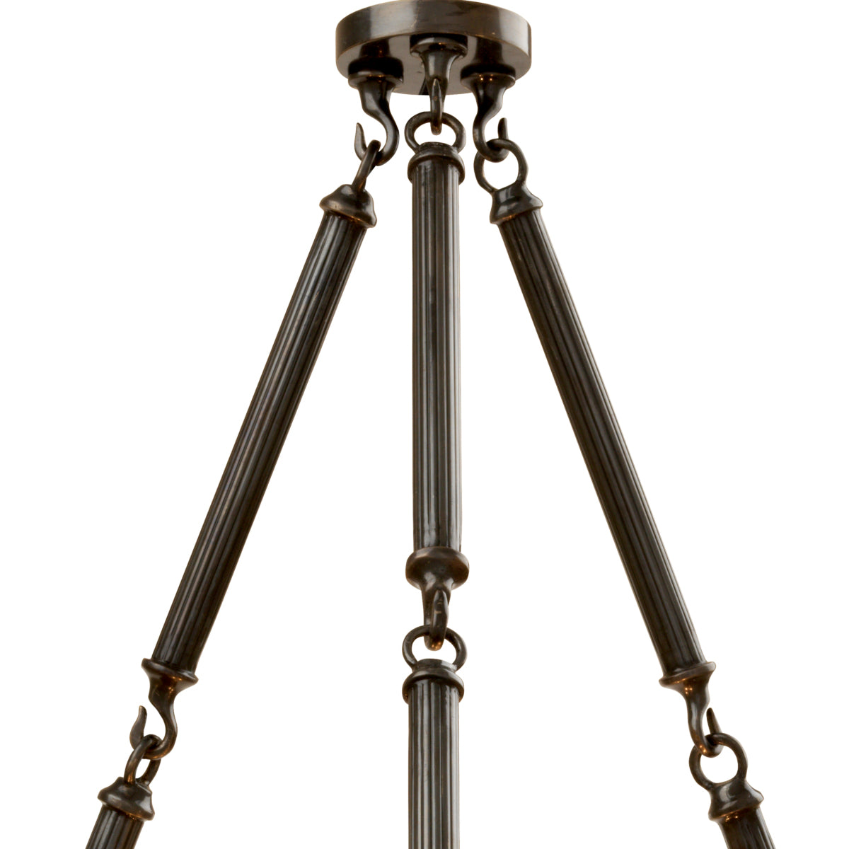 Candelabru Infinity, finisaj bronz cu reflexe