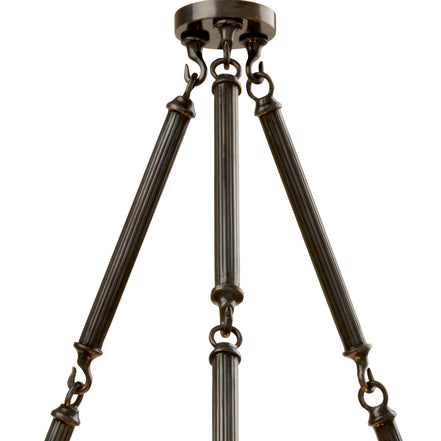 Candelabru Infinity, finisaj bronz cu reflexe