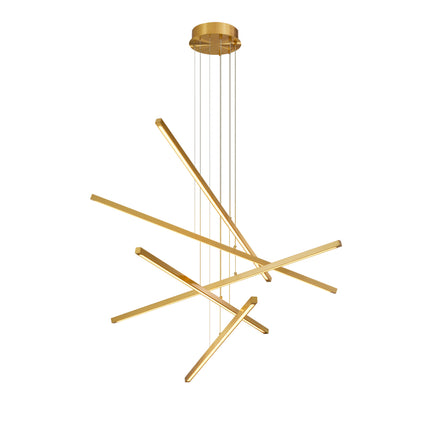 Candelabru Kimpton, finisaj alamă antichizată