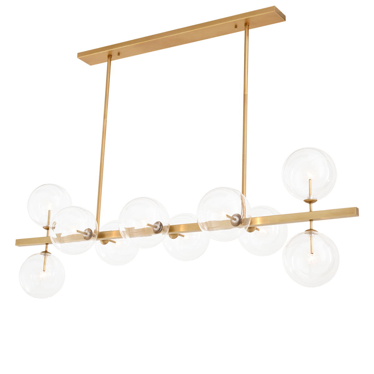 Candelabru Largo, finisaj alamă antichizată
