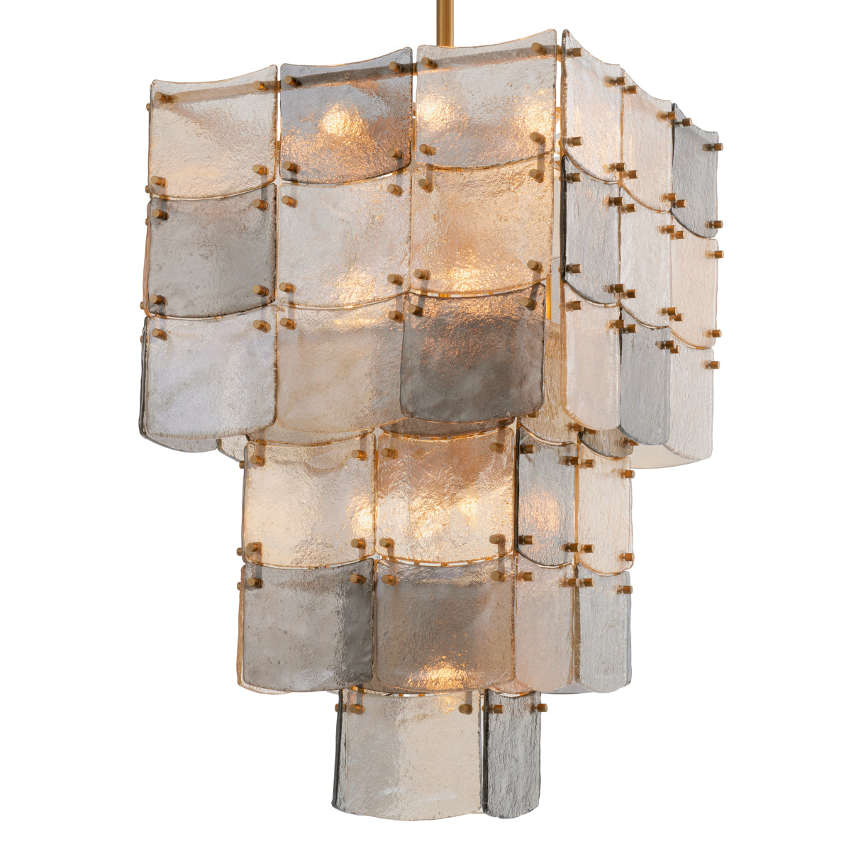 Candelabru Laurent, finisaj alamă antichizată