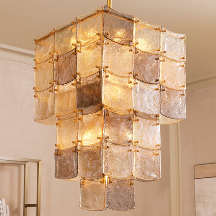 Candelabru Laurent, finisaj alamă antichizată