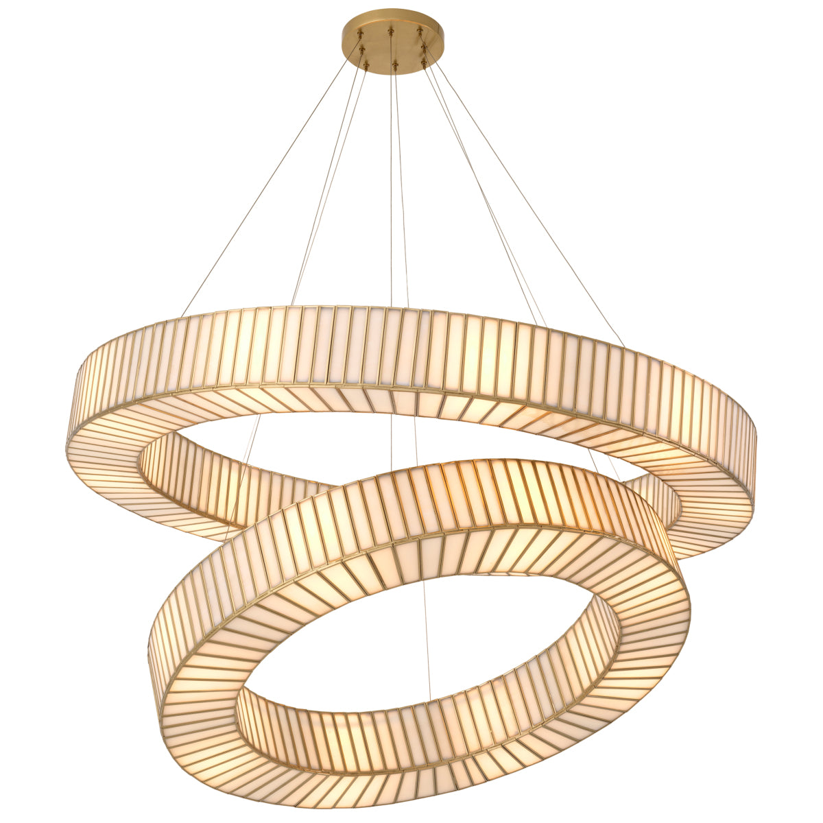Candelabru Monari, finisaj alamă antichizată