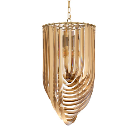 Candelabru Murano culoare șampanie ø 35 x Î. 65 cm
