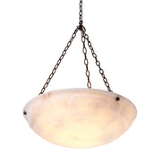 Candelabru Novara, finisaj bronz cu reflexe, alabastru
