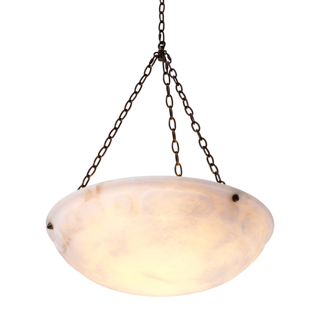 Candelabru Novara, finisaj bronz cu reflexe, alabastru
