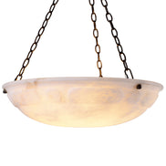 Candelabru Novara, finisaj bronz cu reflexe, alabastru
