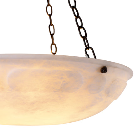 Candelabru Novara, finisaj bronz cu reflexe, alabastru