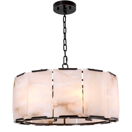 Candelabru Ortiz, finisaj bronz cu reflexe, alabastru