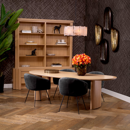 Candelabru Ortiz, finisaj bronz cu reflexe, alabastru