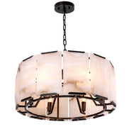 Candelabru Ortiz, finisaj bronz cu reflexe, alabastru