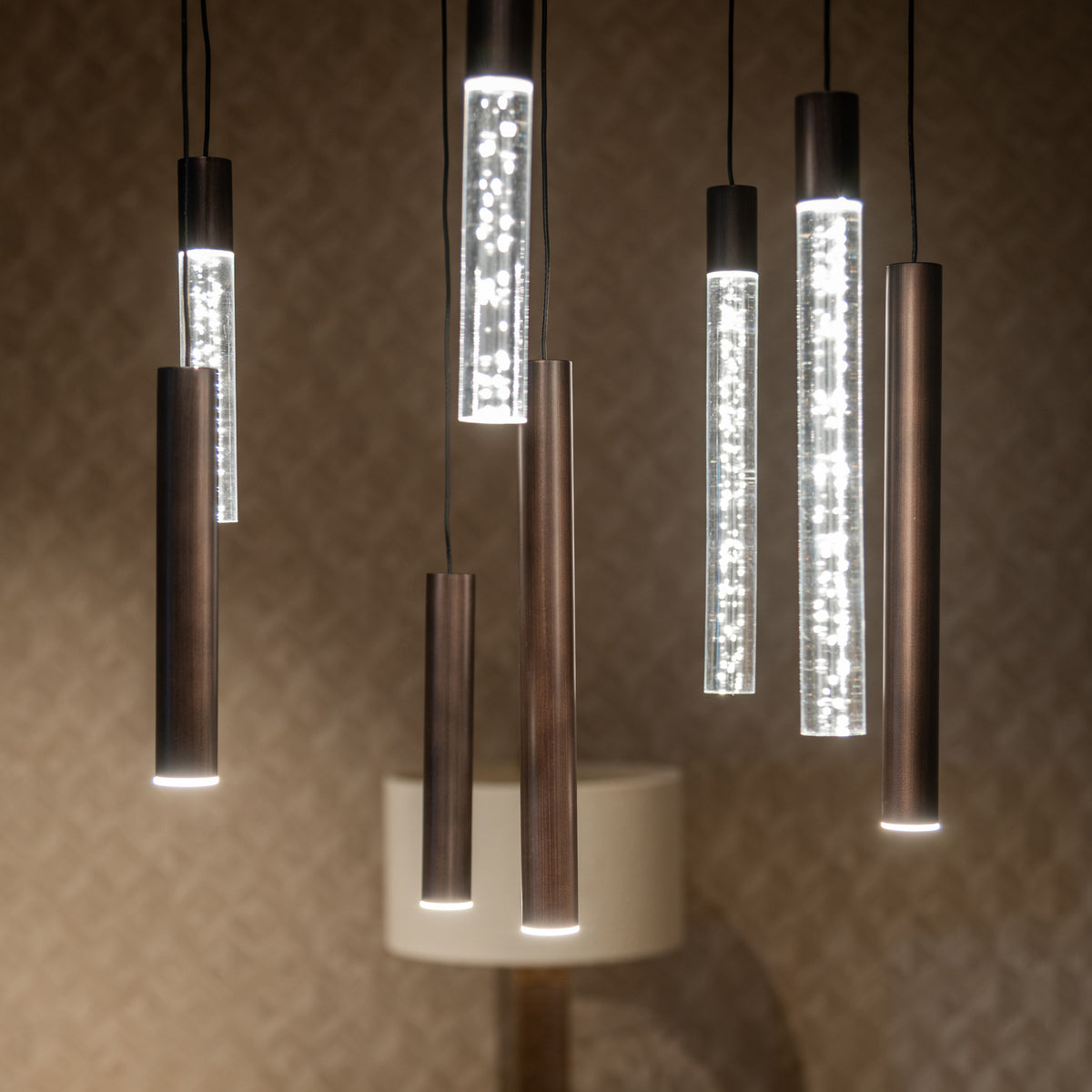 Candelabru Oxley, bronz, mic – ambient