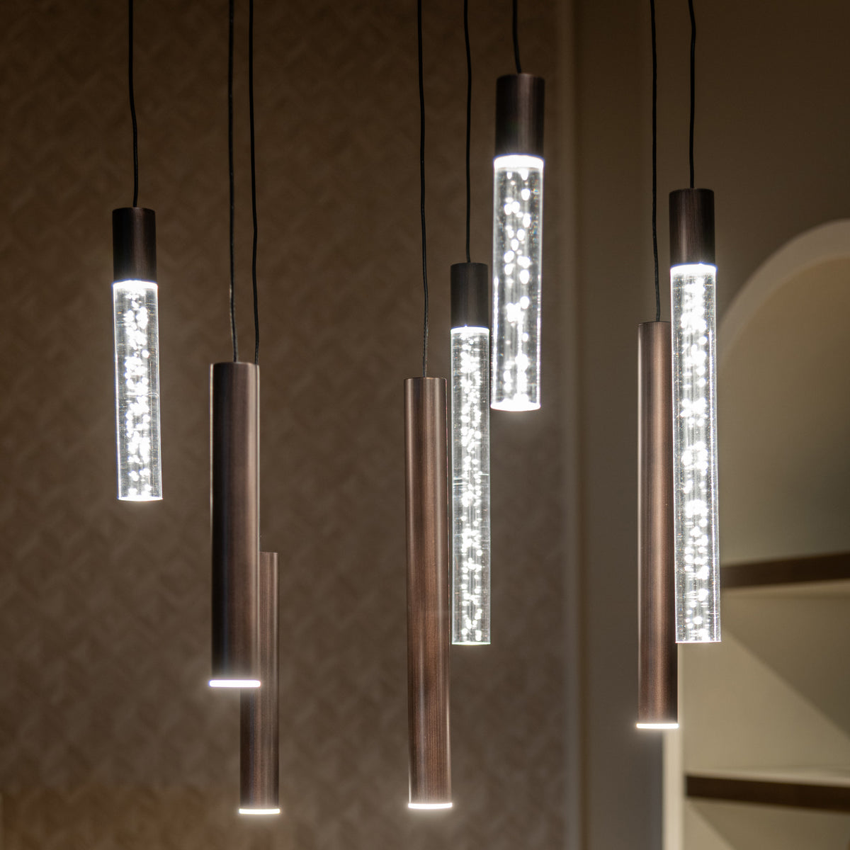 Candelabru Oxley, bronz, mic – ambient