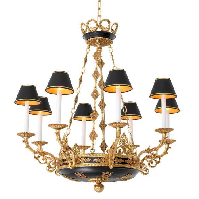 Candelabru Palais, finisaj auriu antichizat