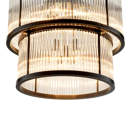 Candelabru Pasadena, finisaj bronz cu reflexe