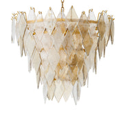 Candelabru Rhombus S, finisaj alamă antichizată