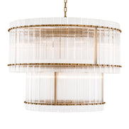 Candelabru Ruby L, finisaj alamă antichizată