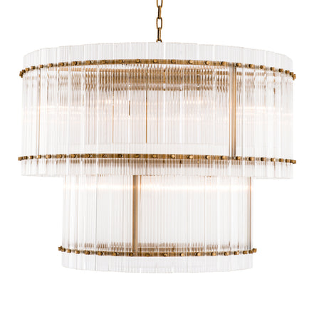 Candelabru Ruby L, finisaj alamă antichizată