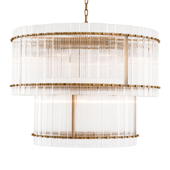 Candelabru Ruby L, finisaj alamă antichizată