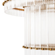 Candelabru Ruby L, finisaj alamă antichizată