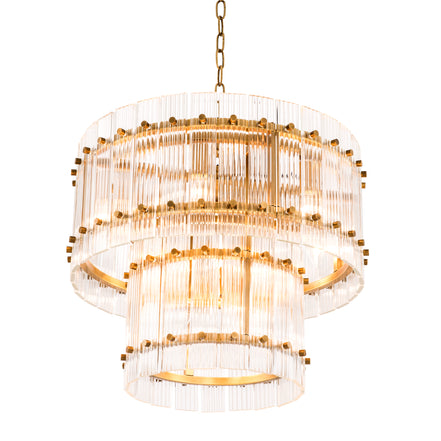 Candelabru Ruby S, finisaj alamă antichizată
